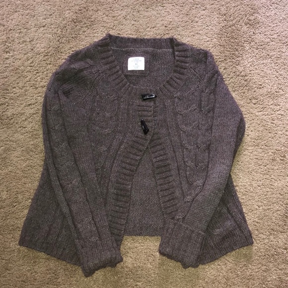 Brown open front sweater - Picture 1 of 1